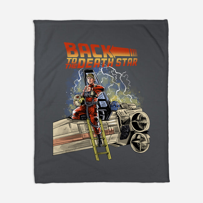Back To The Death Star-none fleece blanket-zascanauta