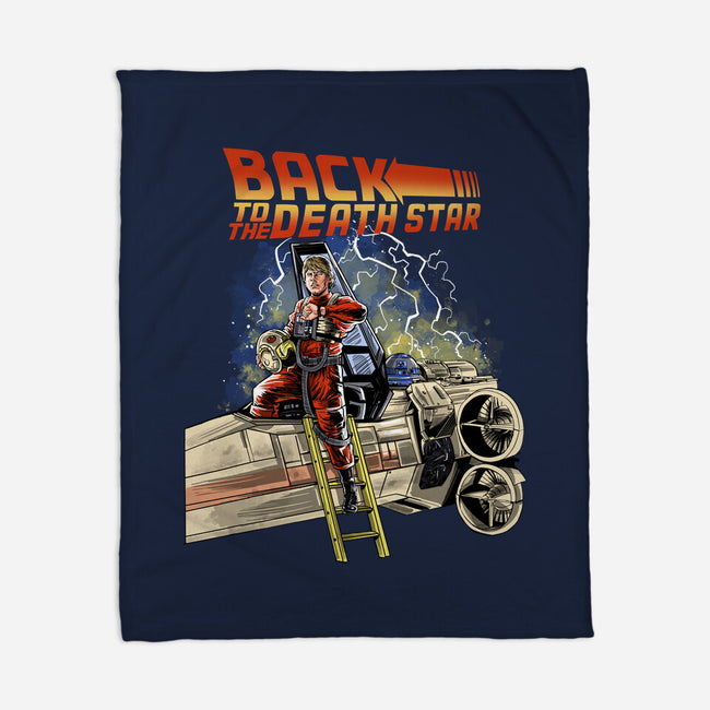 Back To The Death Star-none fleece blanket-zascanauta