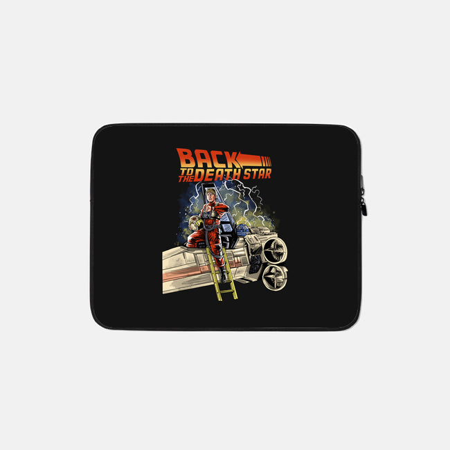 Back To The Death Star-none zippered laptop sleeve-zascanauta