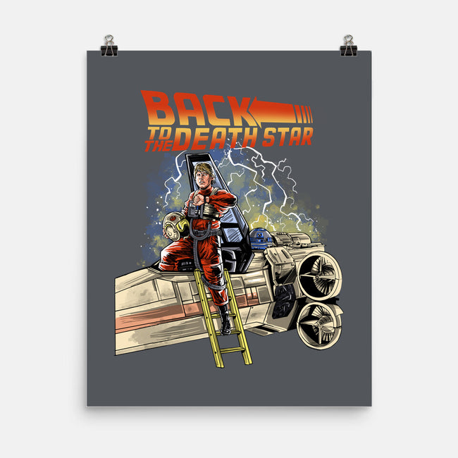 Back To The Death Star-none matte poster-zascanauta