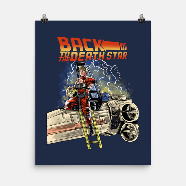 Back To The Death Star-none matte poster-zascanauta