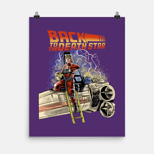 Back To The Death Star-none matte poster-zascanauta