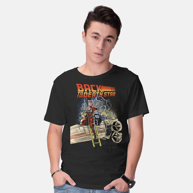 Back To The Death Star-mens basic tee-zascanauta