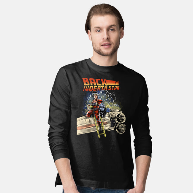 Back To The Death Star-mens long sleeved tee-zascanauta