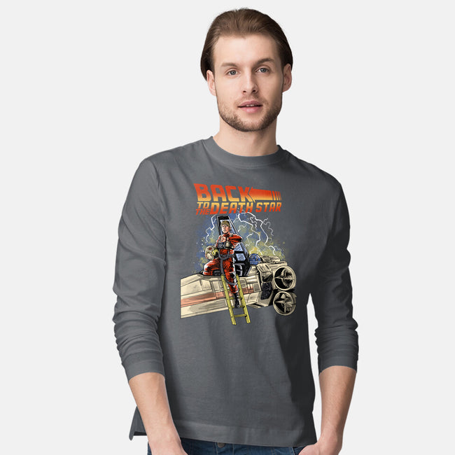 Back To The Death Star-mens long sleeved tee-zascanauta
