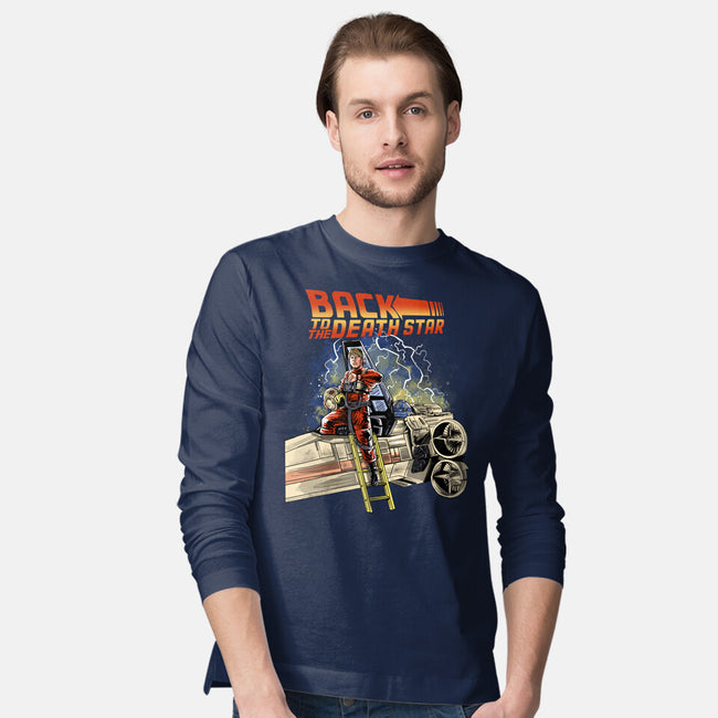 Back To The Death Star-mens long sleeved tee-zascanauta