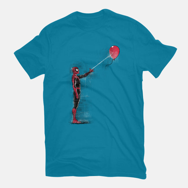 Spider With Balloon-mens basic tee-zascanauta