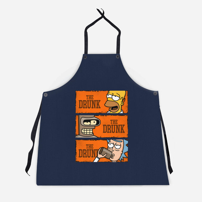 The Drunks-unisex kitchen apron-Barbadifuoco