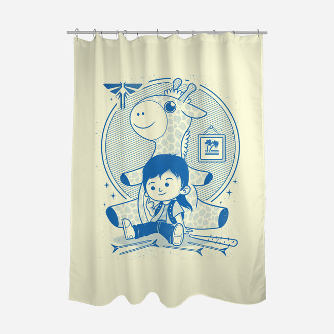 Last Of Cute-none polyester shower curtain-Eoli Studio