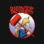 Blood Girl-none removable cover throw pillow-joerawks
