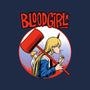 Blood Girl-none removable cover throw pillow-joerawks