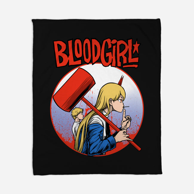 Blood Girl-none fleece blanket-joerawks