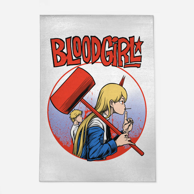Blood Girl-none indoor rug-joerawks