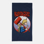 Blood Girl-none beach towel-joerawks