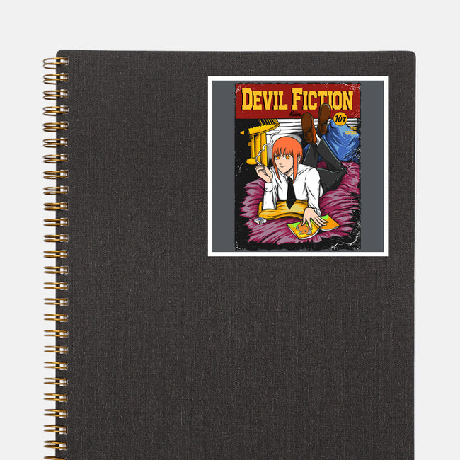 Devil Fiction-none glossy sticker-joerawks