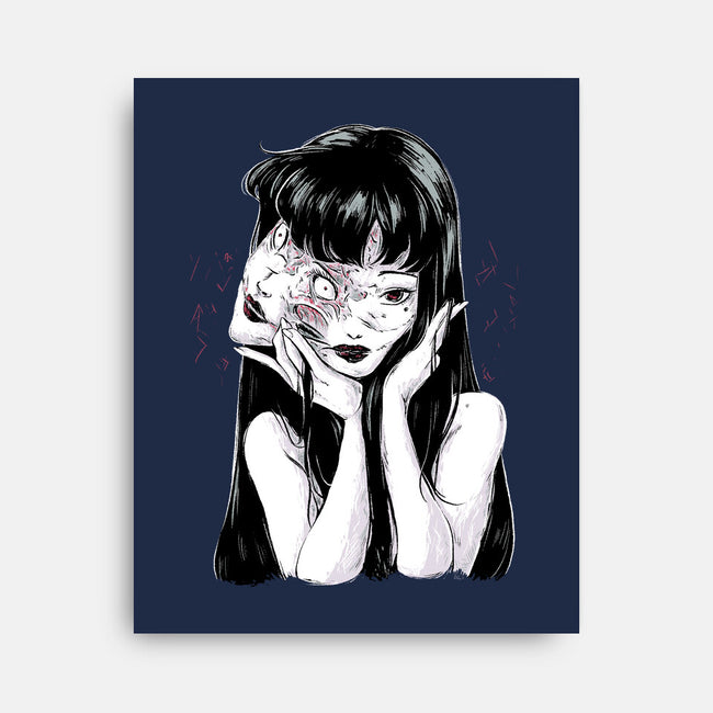 Tomie-none stretched canvas-xMorfina