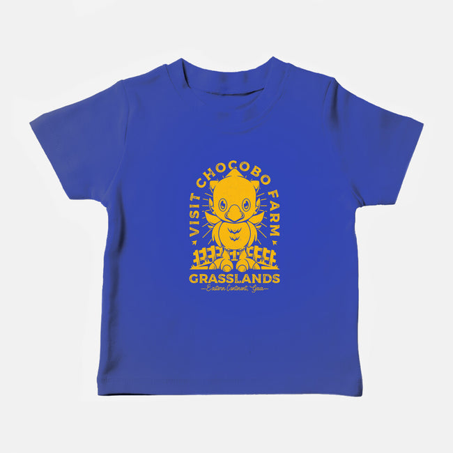 Grasslands Area Farm-baby basic tee-Alundrart