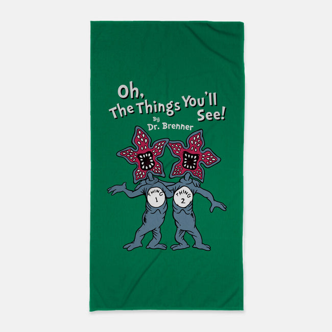 The Things You'll See-none beach towel-Nemons