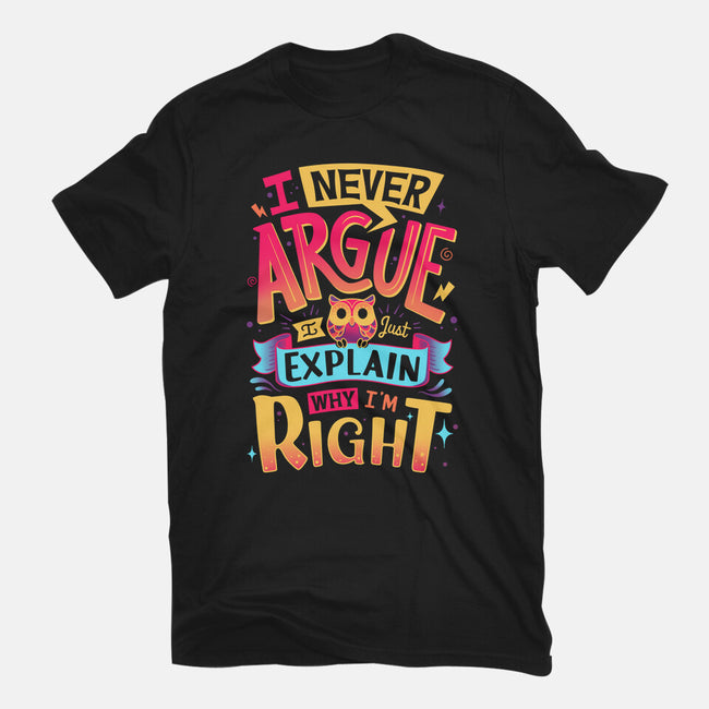 I Know I'm Right-mens premium tee-Snouleaf