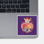 Love Kills-none glossy sticker-Green Devil