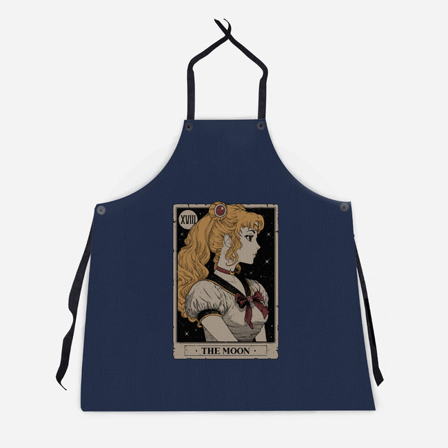 The Moon Tarot-unisex kitchen apron-Hafaell