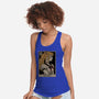 The Moon Tarot-womens racerback tank-Hafaell