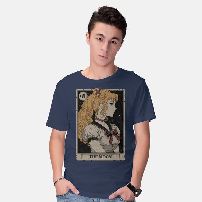 The Moon Tarot-mens basic tee-Hafaell