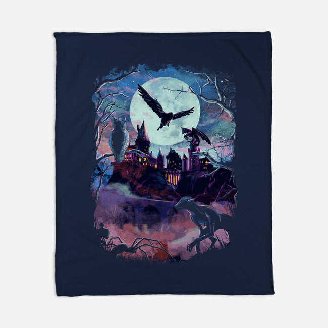 Magic World-none fleece blanket-fanfabio