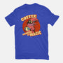 Coffee Improves My Magic-mens basic tee-leepianti