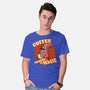 Coffee Improves My Magic-mens basic tee-leepianti