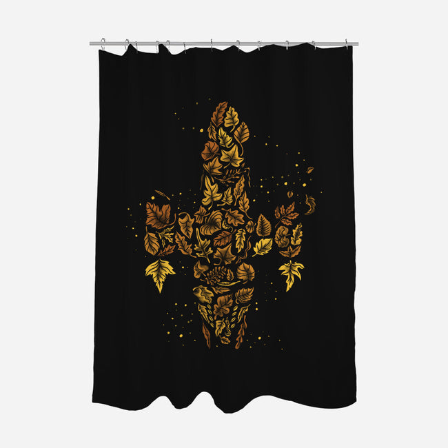 Let The Universe Carry You-none polyester shower curtain-Aarons Art Room