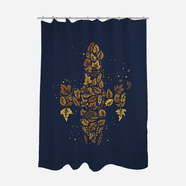 Let The Universe Carry You-none polyester shower curtain-Aarons Art Room
