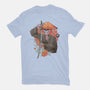 Way Of The Samurai Skull-womens fitted tee-eduely