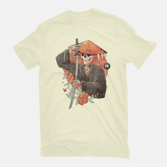 Way Of The Samurai Skull-mens basic tee-eduely