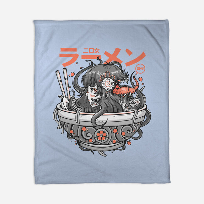 Ramen Yokai Girl-none fleece blanket-Bear Noise