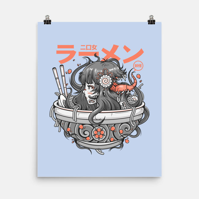 Ramen Yokai Girl-none matte poster-Bear Noise