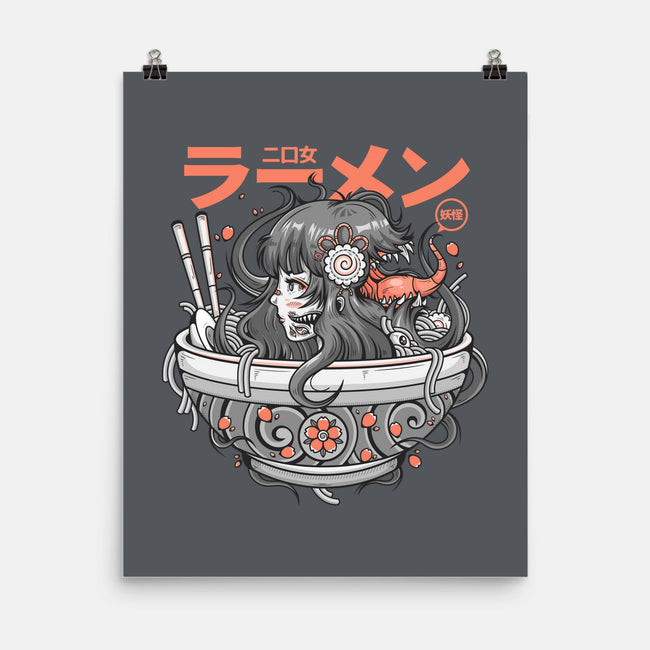 Ramen Yokai Girl-none matte poster-Bear Noise