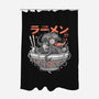 Ramen Yokai Girl-none polyester shower curtain-Bear Noise