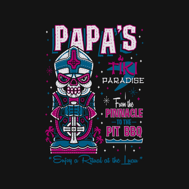 Papa's Tiki Paradise-none polyester shower curtain-Nemons