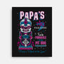 Papa's Tiki Paradise-none stretched canvas-Nemons