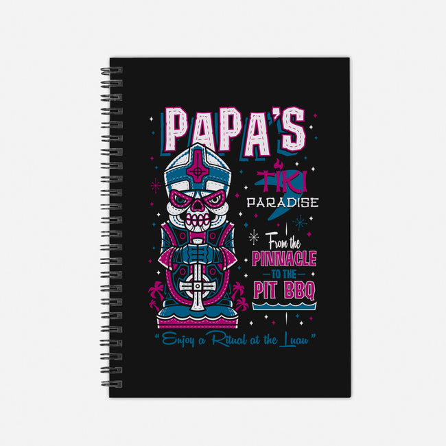 Papa's Tiki Paradise-none dot grid notebook-Nemons