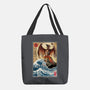 Fire Pteranodon In Japan-none basic tote bag-DrMonekers