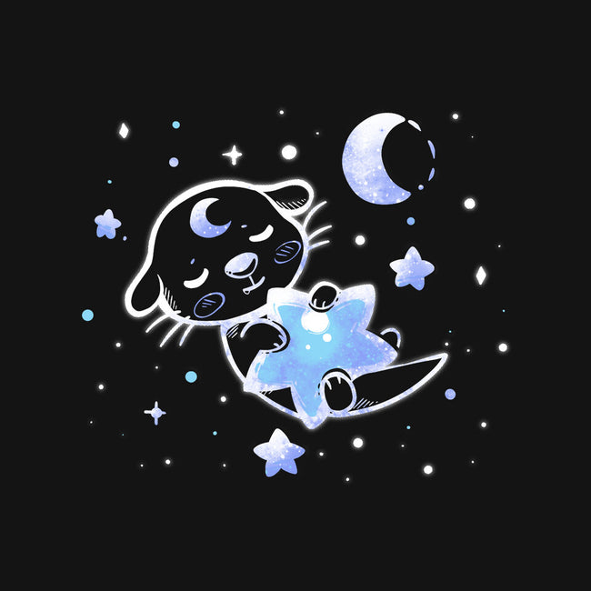 Otter In The Stars-womens fitted tee-TechraNova