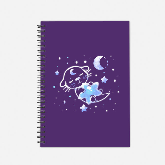 Otter In The Stars-none dot grid notebook-TechraNova
