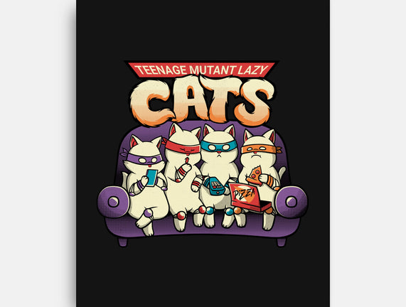 Teenage Mutant Lazy Cats