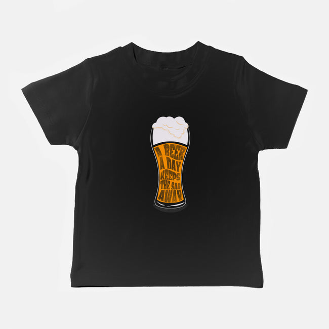A Beer A Day-baby basic tee-Claudia
