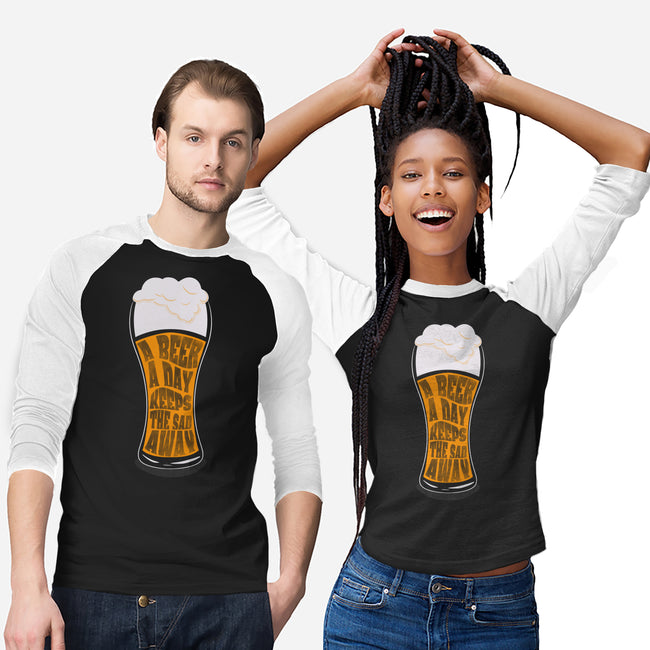 A Beer A Day-unisex baseball tee-Claudia