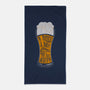 A Beer A Day-none beach towel-Claudia