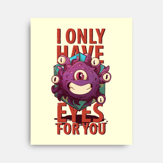 Cute Beholder-none stretched canvas-jacnicolauart