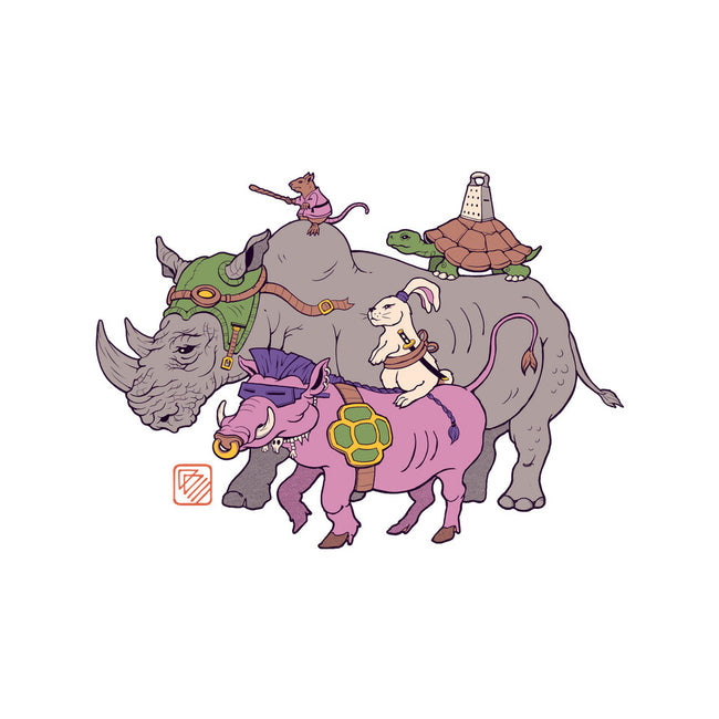 Mutant Animals-none glossy sticker-vp021